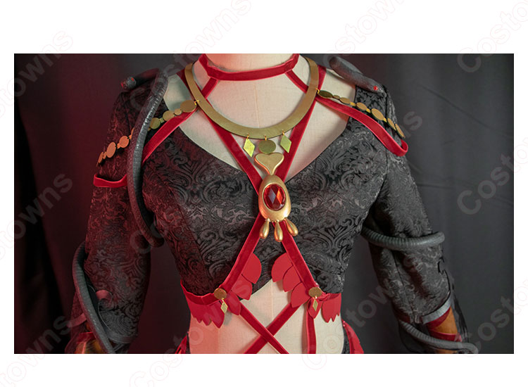 アイデンティティⅤ 呪術師(パトリシア・ドーヴァル) 悪の牙 コスプレ衣装 ゲーム 『IdentityV 第五人格』 サバイバー cosplay 仮装 変装-3