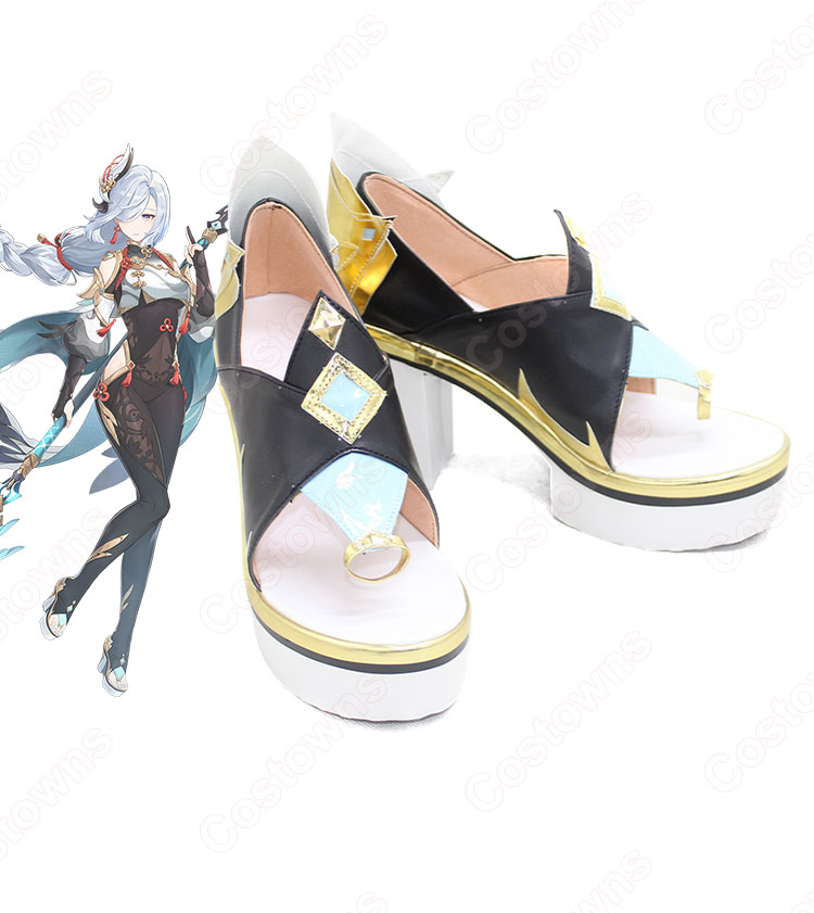 【正規取扱店】 原神 げんしん サイズ：25/pu cos靴 すりつぶし Ganyu genshin コスプレ小物
