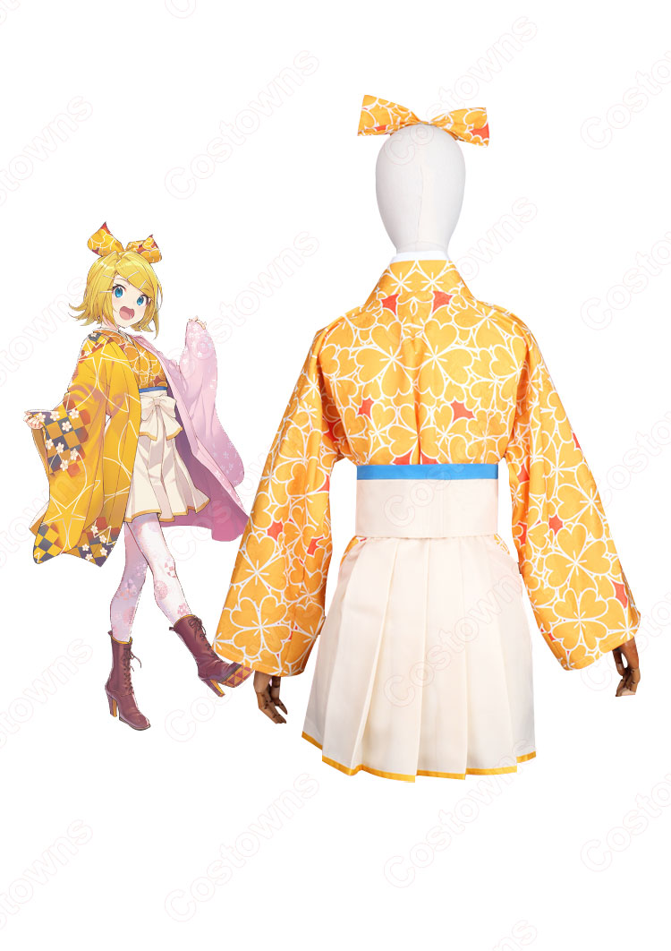 いいネット通販 - 全国送料無料でお届けします 桜ミク 鏡音リン コスプレ衣装 Costowns - ホビー・楽器・アート