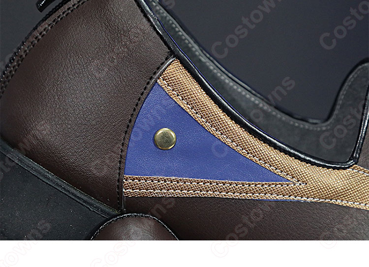 神里綾人(かみさとあやと) コスプレ靴『原神(げんしん)』 神里綾華の兄 コスプレ シューズ コスプレ用 道具-4