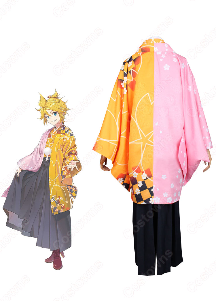 鏡音レン 桜ミク コスプレ衣装-2