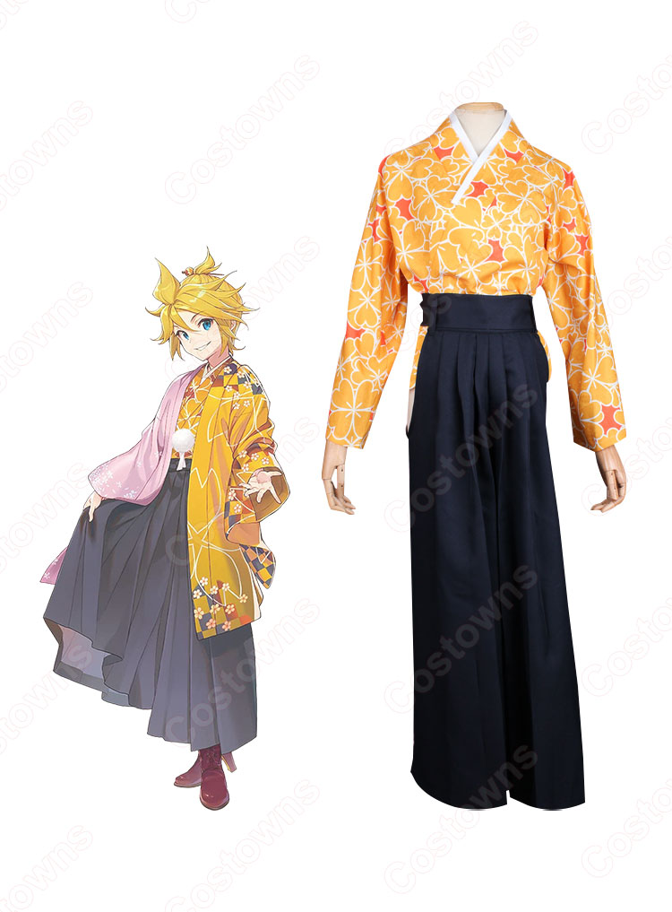 鏡音レン 桜ミク コスプレ衣装-3