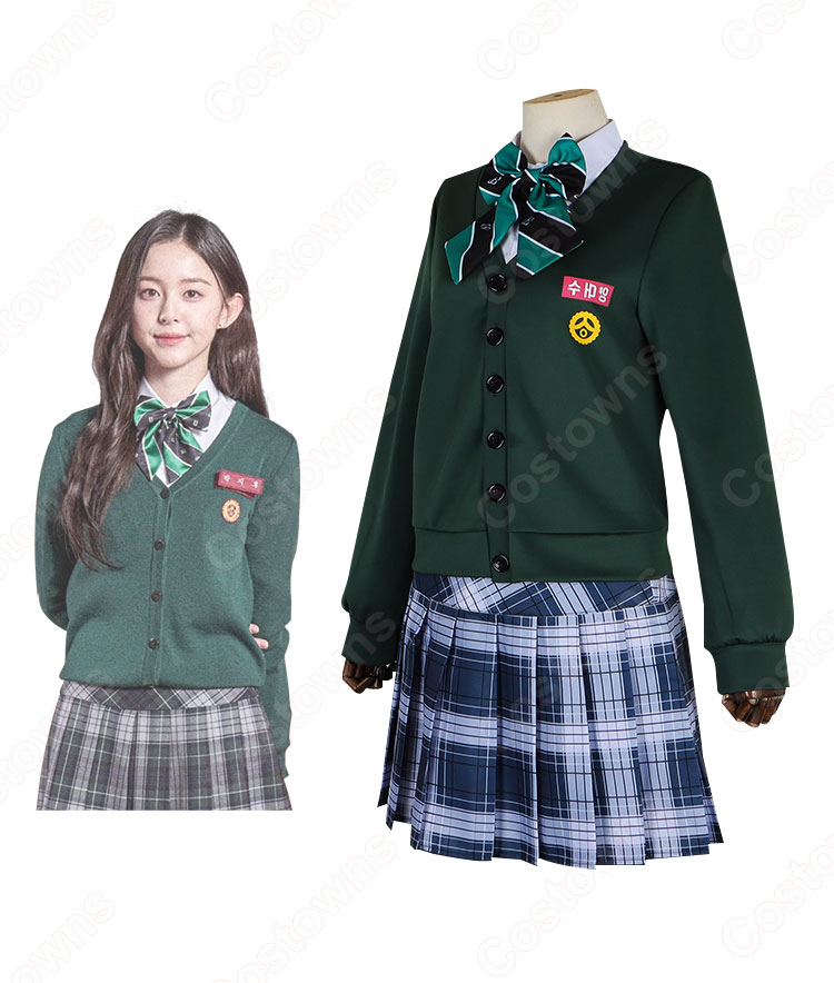 学園制服 コスプレ衣装 韓国ドラマ 『今、私たちの学校は…』(いま、わたしたちのがっこうは…) ヒョサン高校制服 ナム・オンジョ制服 イ・チョンサン制服 韓国風制服-4