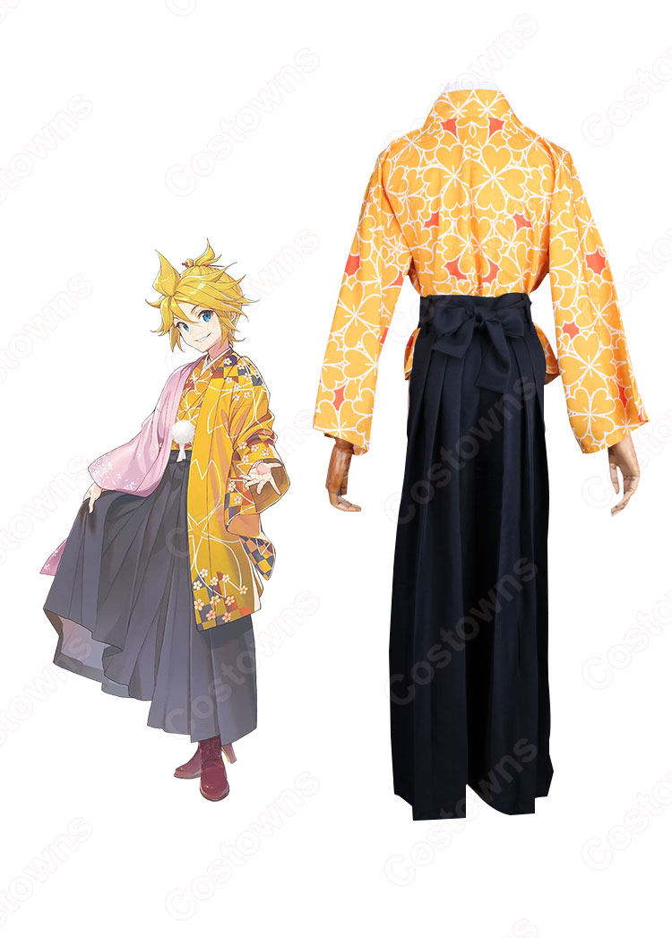 鏡音レン 桜ミク コスプレ衣装-4