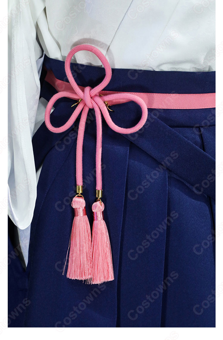 神里綾華(かみさとあやか) コスプレ衣装 『原神(げんしん)』 社奉行 綾人の妹 白鷺の姫君 cosplay 仮装 変装-9