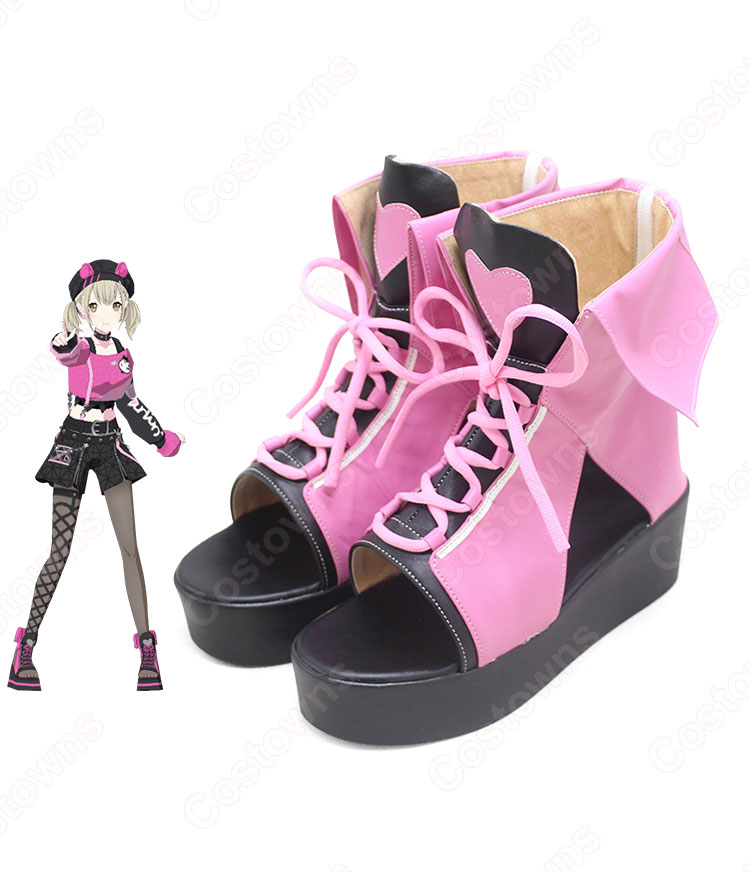 プロセカ 小豆沢こはね（あずさわこはね） 内なる力の目覚め ビーストハート・ガール コスプレ靴 『プロジェクトセカイ カラフルステージ！ feat. 初音ミク』 コスプレ シューズ コスプレ用 道具 男女兼用-3