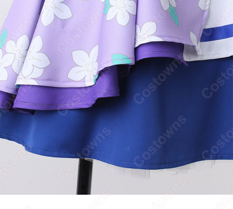 近江彼方(このえかなた) コスプレ衣装 『ラブライブ!虹ヶ咲学園スクールアイドル同好会』(ラブライブ!にじがさきがくえんスクールアイドルどうこうかい) QU4RTZ 2ndシングル「Swinging!」 cosplay 仮装 変装-10