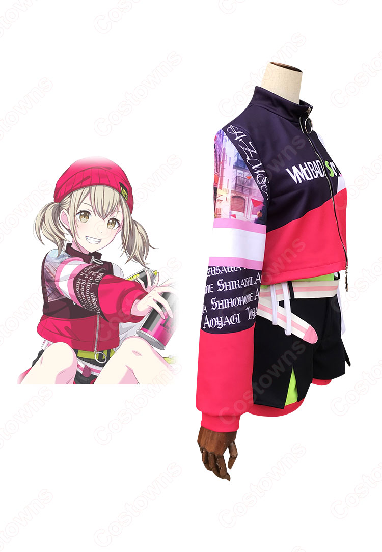 プロセカ 一緒に成長したくて 小豆沢こはね(あずさわこはね) 特訓後 コスプレ衣装 『プロジェクトセカイ カラフルステージ! feat. 初音ミク』 cosplay 仮装 変装-3