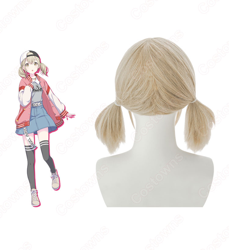 プロセカ 小豆沢こはね（あずさわこはね） コスプレウィッグ 『プロジェクトセカイ カラフルステージ！ feat. 初音ミク』 耐熱かつら cosplay wig 通販-4