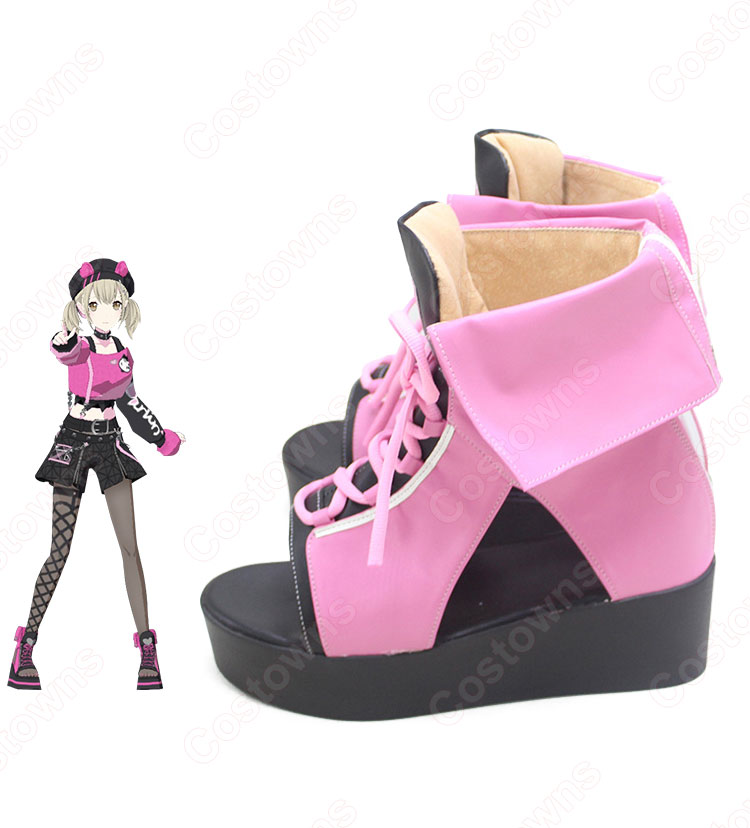 プロセカ 小豆沢こはね（あずさわこはね） 内なる力の目覚め ビーストハート・ガール コスプレ靴 『プロジェクトセカイ カラフルステージ！ feat. 初音ミク』 コスプレ シューズ コスプレ用 道具 男女兼用-4