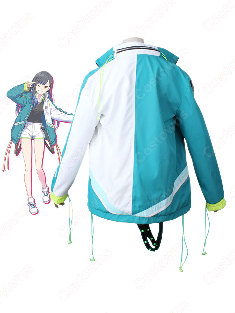 プロセカ 白石杏（しらいしあん） デフォルト衣装 コスプレ衣装 『プロジェクトセカイ カラフルステージ！ feat. 初音ミク』 cosplay 仮装 変装-4