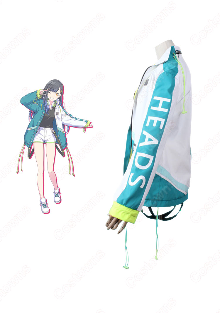 プロセカ 白石杏（しらいしあん） デフォルト衣装 コスプレ衣装 『プロジェクトセカイ カラフルステージ！ feat. 初音ミク』 cosplay 仮装 変装-3