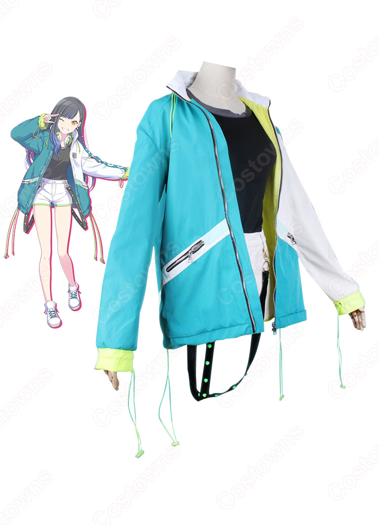 プロセカ 白石杏（しらいしあん） デフォルト衣装 コスプレ衣装 『プロジェクトセカイ カラフルステージ！ feat. 初音ミク』 cosplay 仮装 変装-2