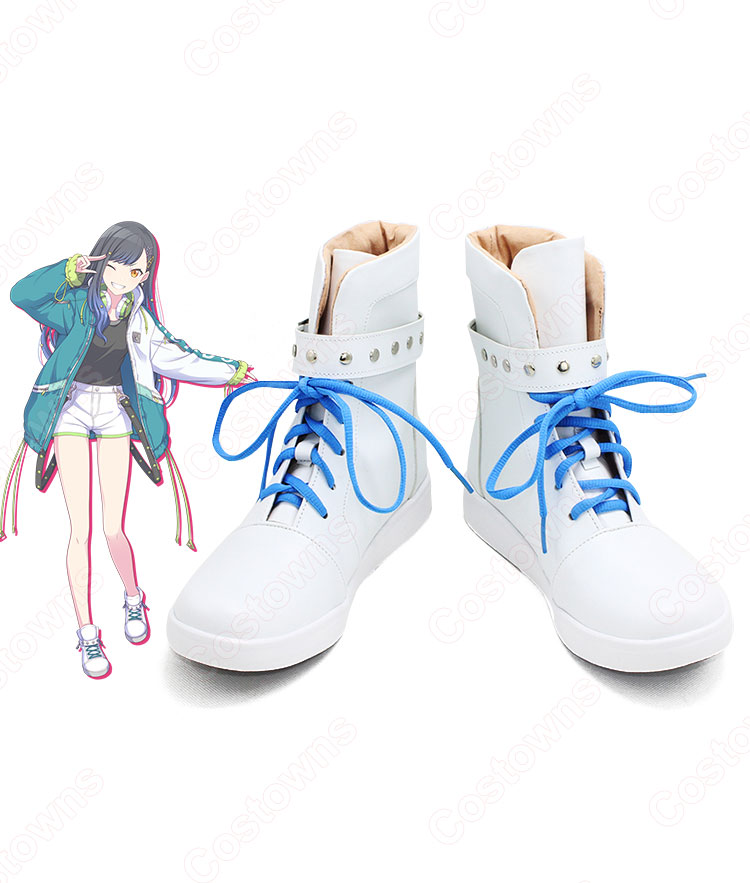 プロセカ 白石杏(しらいしあん) コスプレ靴 『プロジェクトセカイ カラフルステージ! feat. 初音ミク』 コスプレ シューズ コスプレ用 道具-1