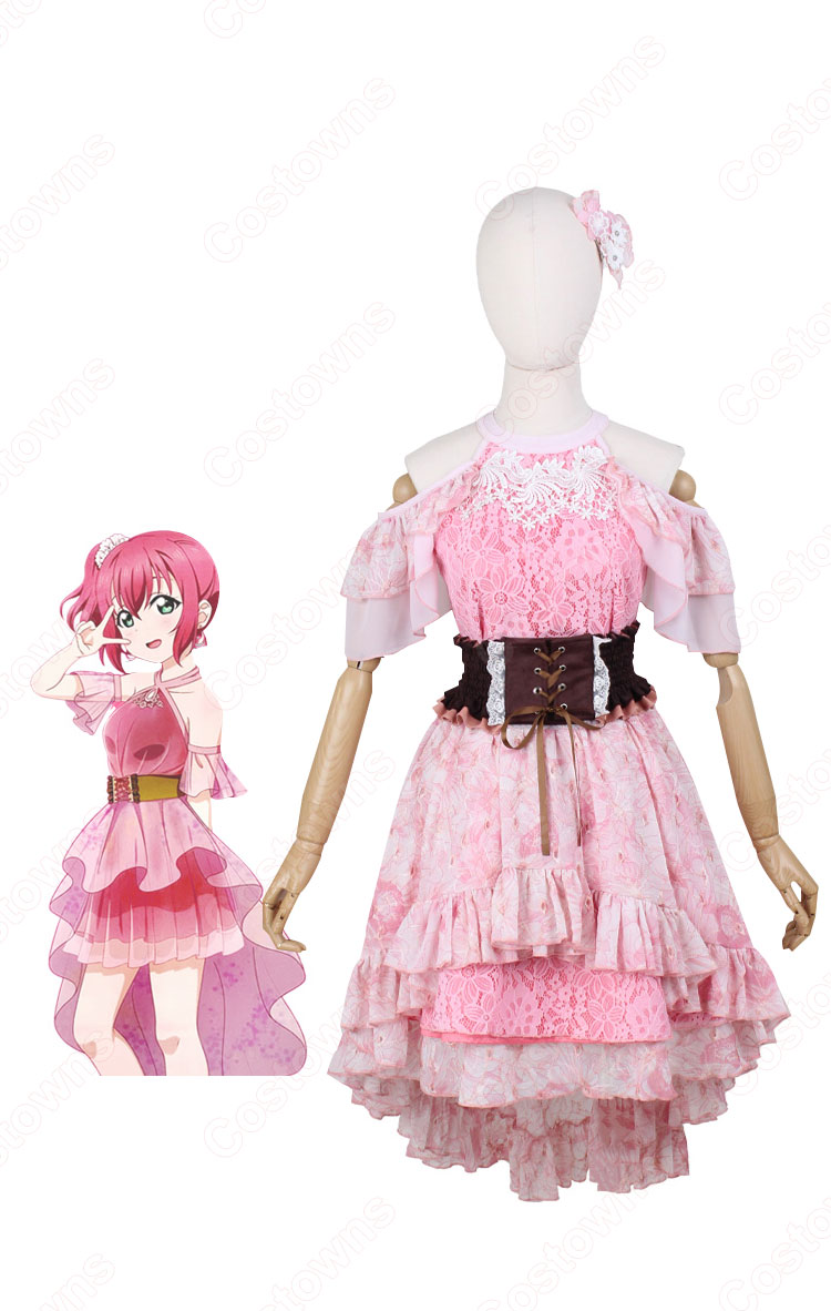 黒澤ルビィ(くろさわるびぃ) コスプレ衣装 「ラブライブ!サンシャイン!! CYaRon!2nd LoveLive! ~大革命☆Wake Up Kingdom~」 cosplay 仮装 変装-1