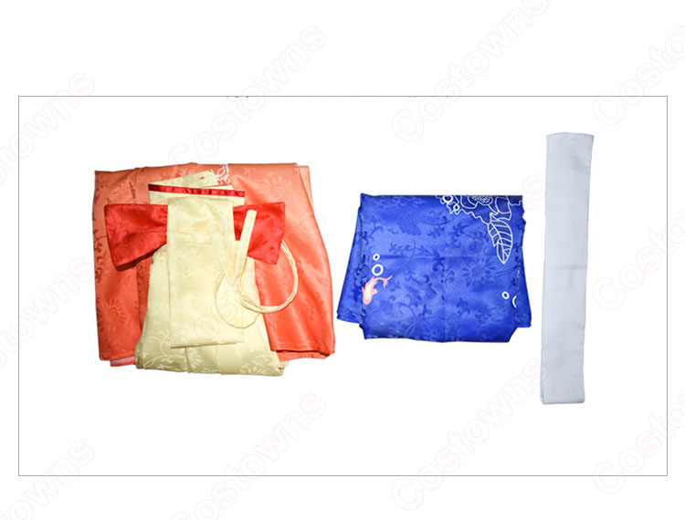 VTuber ワトソン・アメリア 2022正月衣装 コスプレ衣装 「hololive（ホロライブ）」 ホロライブEnglish 1期生 新衣装 cosplay 仮装 変装-4