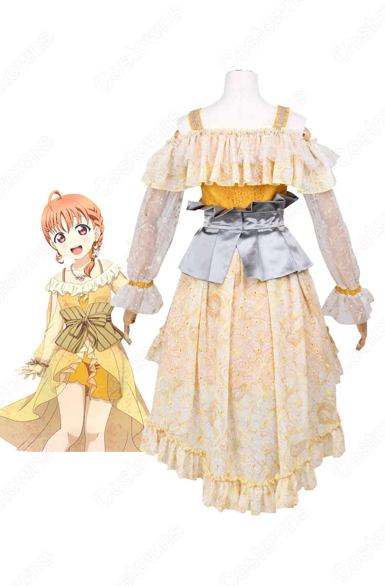 高海千歌(たかみちか) コスプレ衣装 「ラブライブ!サンシャイン!! CYaRon!2nd LoveLive! ~大革命☆Wake Up Kingdom~」 cosplay 仮装 変装-4