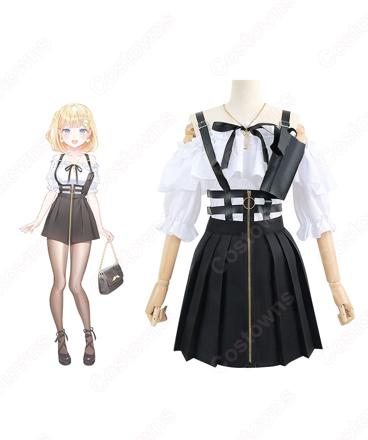 VTuber ワトソン・アメリア 新衣装 コスプレ衣装 「hololive（ホロライブ）」 ホロライブEnglish 1期生 cosplay 仮装  変装 - Costowns