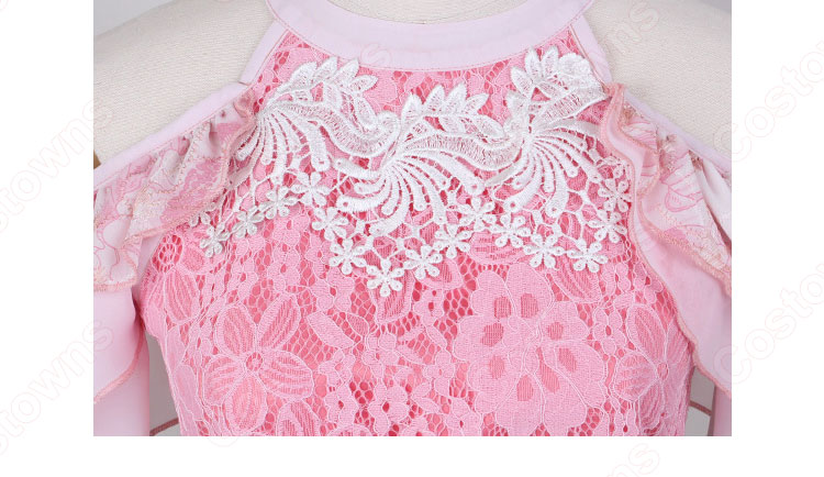 黒澤ルビィ(くろさわるびぃ) コスプレ衣装 「ラブライブ!サンシャイン!! CYaRon!2nd LoveLive! ~大革命☆Wake Up Kingdom~」 cosplay 仮装 変装-6