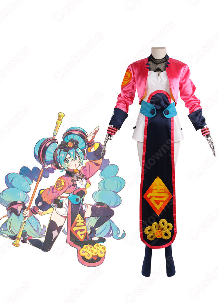 初音ミク（はつねミク） チャイナ衣装 コスプレ衣装 - Costowns