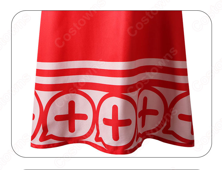 被検体007” アーニャ・フォージャー 赤いワンピース コスプレ衣装 『SPY×FAMILY』（スパイファミリー） 子供服 キッズ 大人 cosplay 仮装 変装-5