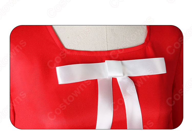 被検体007” アーニャ・フォージャー 赤いワンピース コスプレ衣装 『SPY×FAMILY』（スパイファミリー） 子供服 キッズ 大人 cosplay 仮装 変装-4