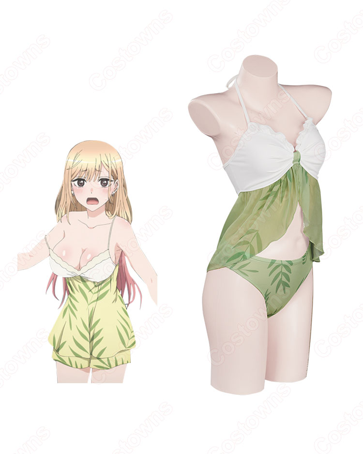 着せ恋 喜多川海夢(きたがわまりん) 可愛い 水着 コスプレ衣装 『その着せ替え人形は恋をする』(そのビスク・ドールはこいをする) cosplay 仮装 変装-3