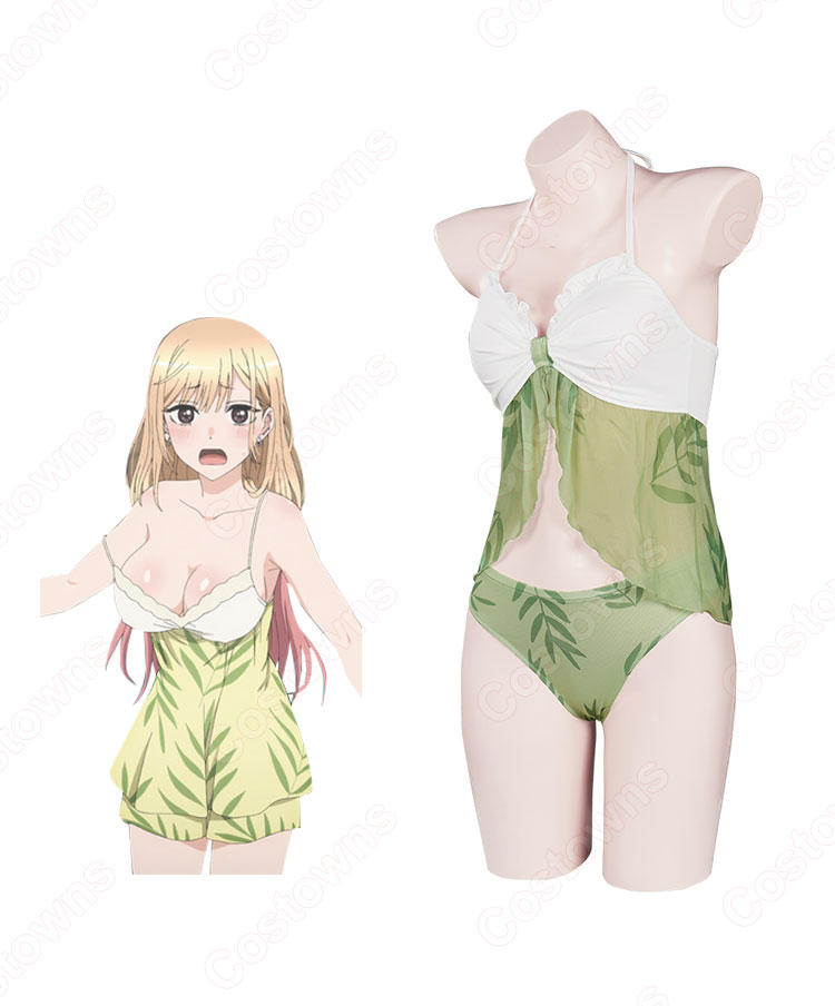 着せ恋 喜多川海夢(きたがわまりん) 可愛い 水着 コスプレ衣装 『その着せ替え人形は恋をする』(そのビスク・ドールはこいをする) cosplay 仮装 変装-2