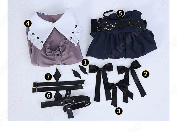 葛葉（くずは） ヴァンパイア MV衣装 コスプレ衣装 『にじさんじ』 バーチャルライバー （バーチャルYouTuber） バーチャルアイドル衣装 cosplay 仮装 変装-6