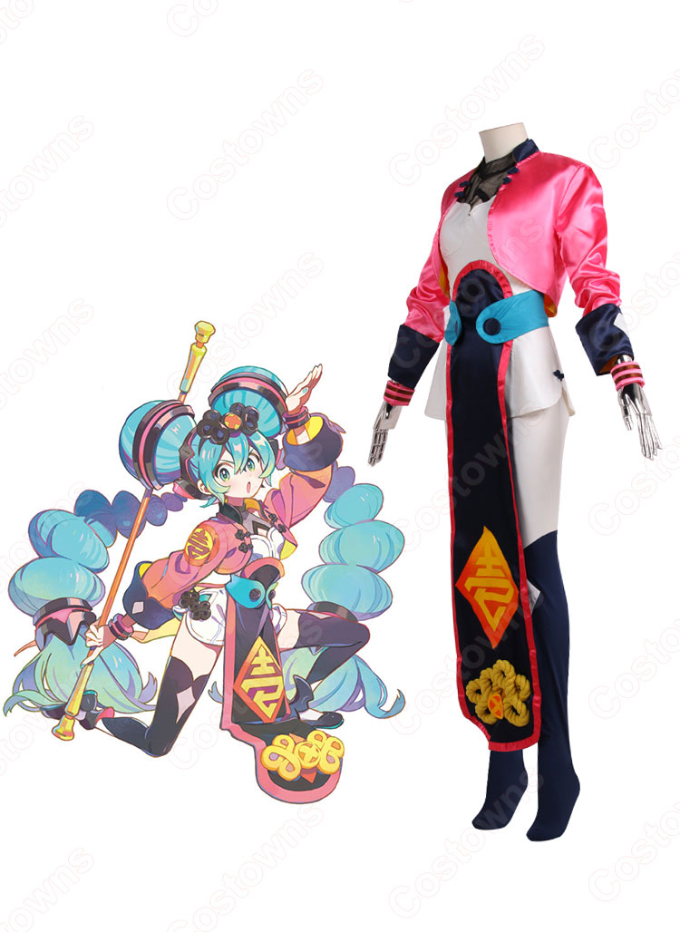 初音ミク（はつねミク） チャイナ衣装 コスプレ衣装 - Costowns
