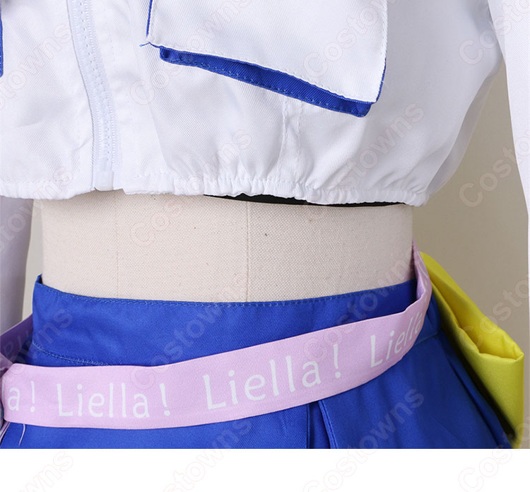 スクフェス 葉月恋（はづきれん） コスプレ衣装 『ラブライブ！ スクールアイドルフェスティバル』 Liella! ＜パワフルペイント編 ストリートパーク＞ 覚醒後 cosplay 仮装 変装-9