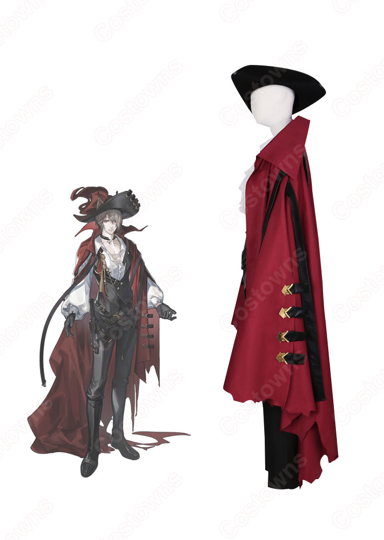 ファントム コスプレ衣装 ゲーム 『アークナイツ』 ロドス・アイランド cosplay 仮装 変装-3