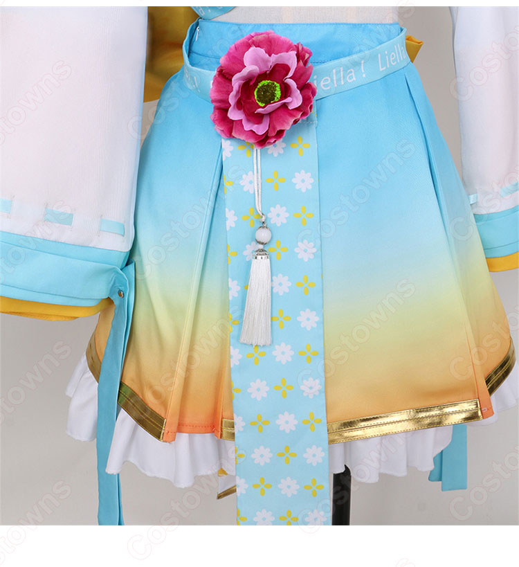 唐可可(たんくぅくぅ) コスプレ衣装 『ラブライブ!スーパースター!!』 Liella! <パワフルペイント編 インスピストリート> 覚醒後 cosplay 仮装 変装-7