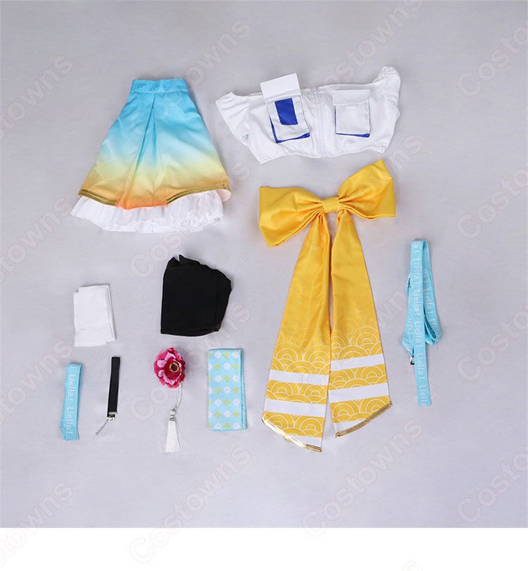 唐可可(たんくぅくぅ) コスプレ衣装 『ラブライブ!スーパースター!!』 Liella! <パワフルペイント編 インスピストリート> 覚醒後 cosplay 仮装 変装-14