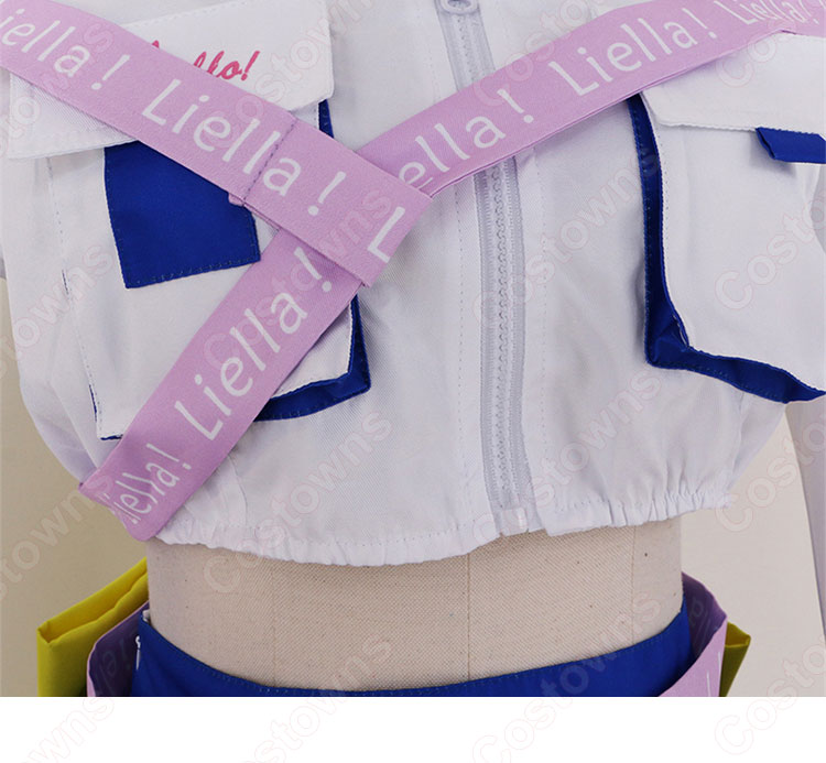 スクフェス 葉月恋（はづきれん） コスプレ衣装 『ラブライブ！ スクールアイドルフェスティバル』 Liella! ＜パワフルペイント編 ストリートパーク＞ 覚醒後 cosplay 仮装 変装-7