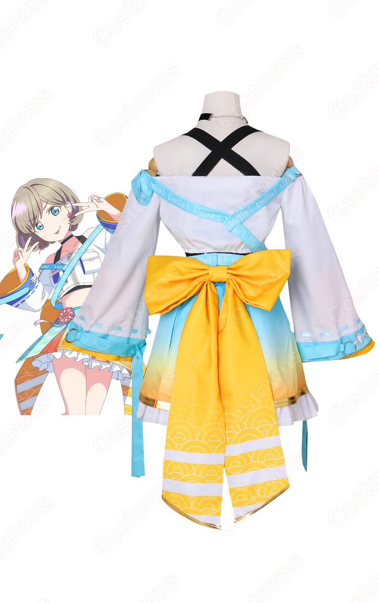 唐可可(たんくぅくぅ) コスプレ衣装 『ラブライブ!スーパースター!!』 Liella! <パワフルペイント編 インスピストリート> 覚醒後 cosplay 仮装 変装-4