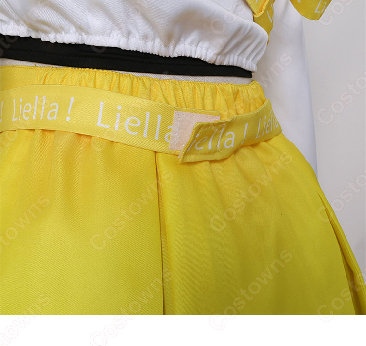 スクフェス 澁谷かのん(しぶやかのん) コスプレ衣装 『ラブライブ! スクールアイドルフェスティバル』 Liella! <パワフルペイント編 ハーモニーストリート> 覚醒後 cosplay 仮装 変装-8