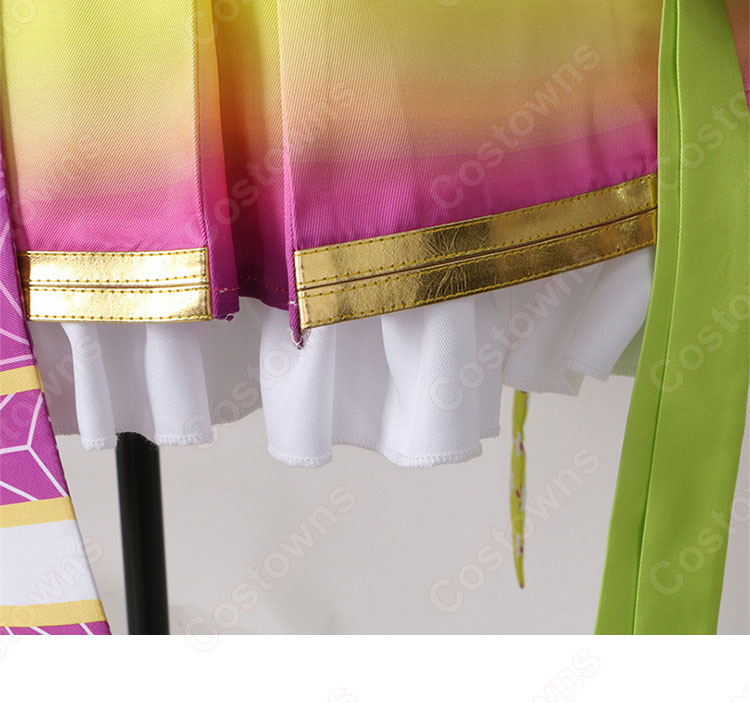 スクフェス 平安名すみれ(へあんなすみれ) コスプレ衣装 『ラブライブ! スクールアイドルフェスティバル』 Liella! <パワフルペイント編 ストリートショット> 覚醒後 cosplay 仮装 変装-11