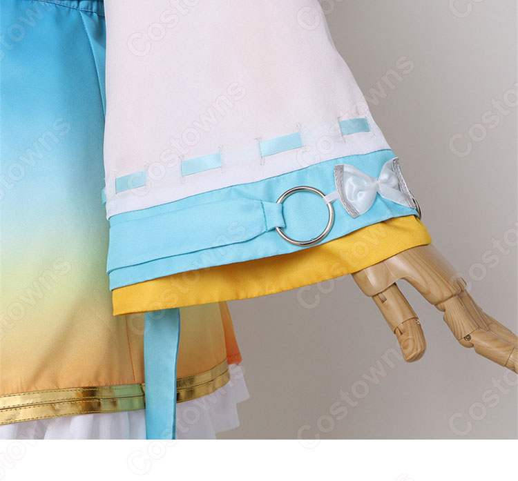 スクフェス 唐可可（たんくぅくぅ） コスプレ衣装 『ラブライブ！ スクールアイドルフェスティバル』 Liella! ＜パワフルペイント編  インスピストリート＞ 覚醒後 cosplay 仮装 変装 - Costowns