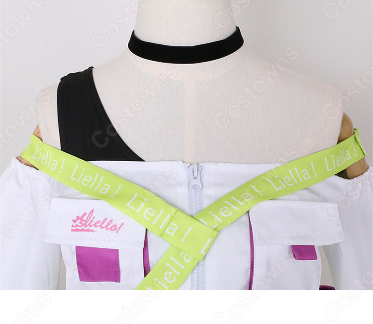 スクフェス 平安名すみれ(へあんなすみれ) コスプレ衣装 『ラブライブ! スクールアイドルフェスティバル』 Liella! <パワフルペイント編 ストリートショット> 覚醒後 cosplay 仮装 変装-6