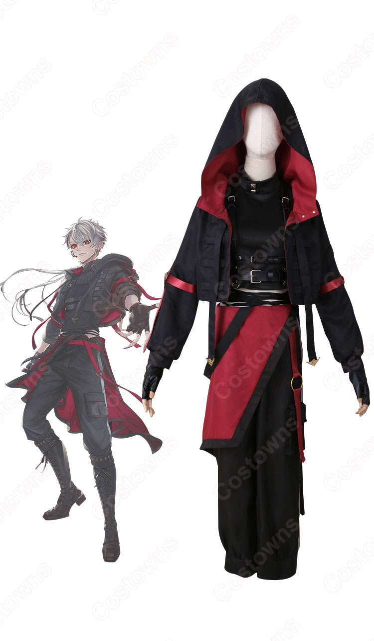 VTuber 葛葉(くずは) 「Scarlet Invitation(スカーレット・インビテーション)」 コスプレ衣装 『にじさんじ』 バーチャルライバー(バーチャルYouTuber) cosplay 仮装 変装-1