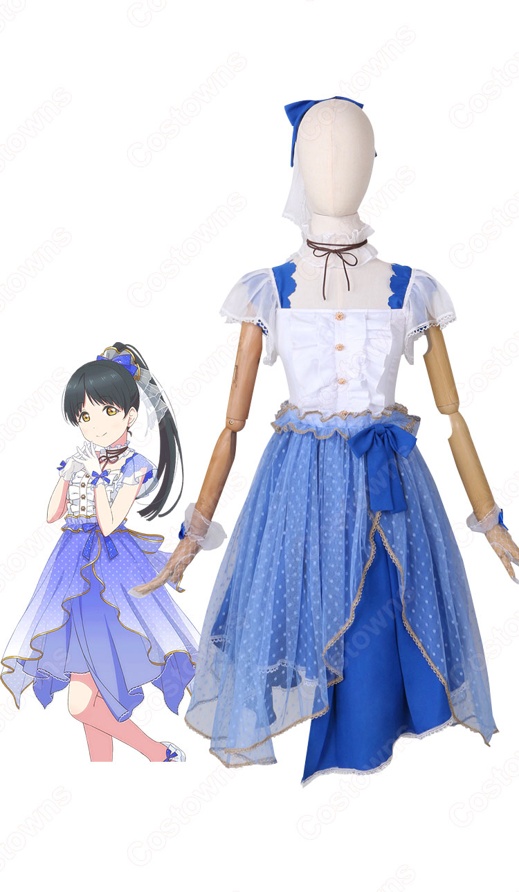スクフェス 葉月恋（はづきれん） コスプレ衣装 『ラブライブ！ スクールアイドルフェスティバル』 ＜ピュアリィドレス編 可憐にピュアに＞ cosplay 仮装 変装-1