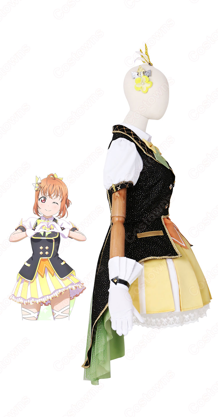 スクフェス 高海千歌(たかみちか) コスプレ衣装 『ラブライブ! スクールアイドルフェスティバル』 スクフェスホワイトデーライブ2022 cosplay 仮装 変装-3