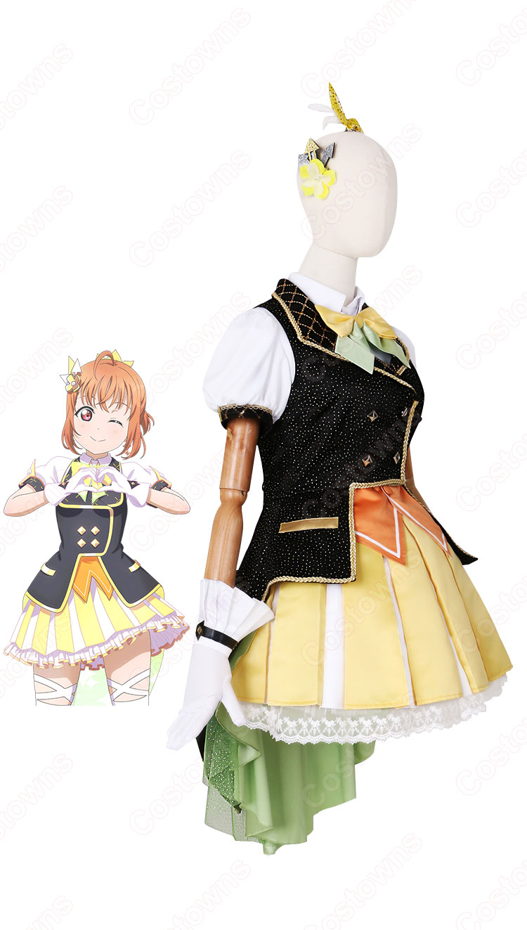 スクフェス 高海千歌(たかみちか) コスプレ衣装 『ラブライブ! スクールアイドルフェスティバル』 スクフェスホワイトデーライブ2022 cosplay 仮装 変装-2