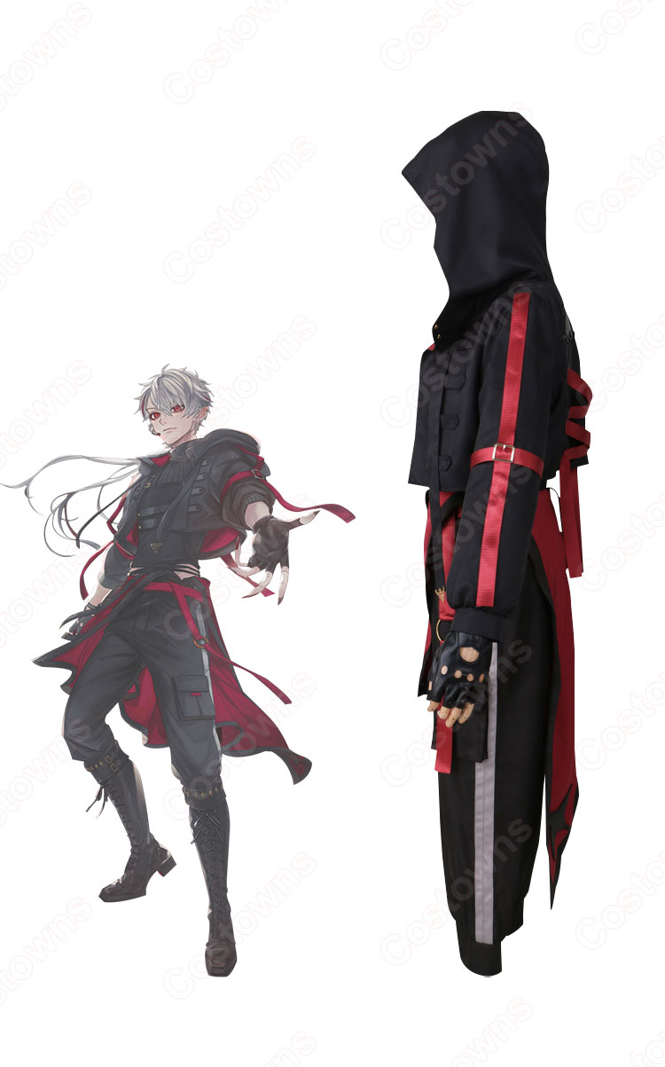 VTuber 葛葉(くずは) 「Scarlet Invitation(スカーレット・インビテーション)」 コスプレ衣装 『にじさんじ』 バーチャルライバー(バーチャルYouTuber) cosplay 仮装 変装-3