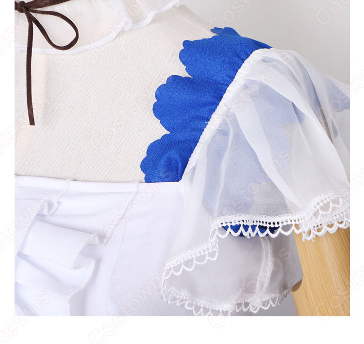 スクフェス 葉月恋（はづきれん） コスプレ衣装 『ラブライブ！ スクールアイドルフェスティバル』 ＜ピュアリィドレス編 可憐にピュアに＞ cosplay 仮装 変装-7