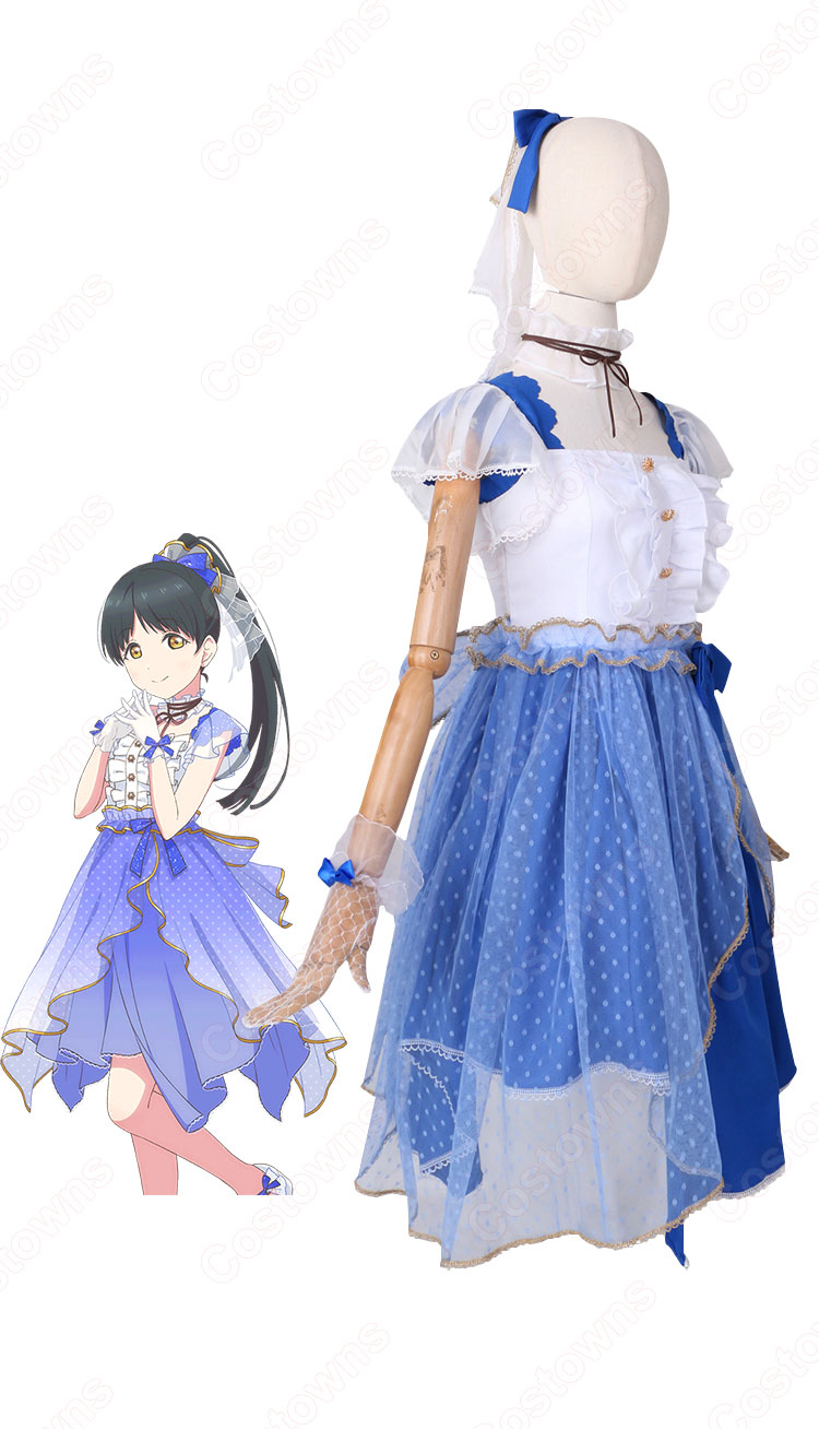 スクフェス 葉月恋（はづきれん） コスプレ衣装 『ラブライブ！ スクールアイドルフェスティバル』 ＜ピュアリィドレス編 可憐にピュアに＞ cosplay 仮装 変装-2