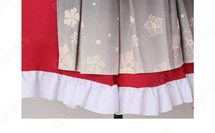 韓国の黒白狐 有栖マナ コスプレ衣装 VTuber 「ぱりぷろ」 cosplay 仮装 変装-11