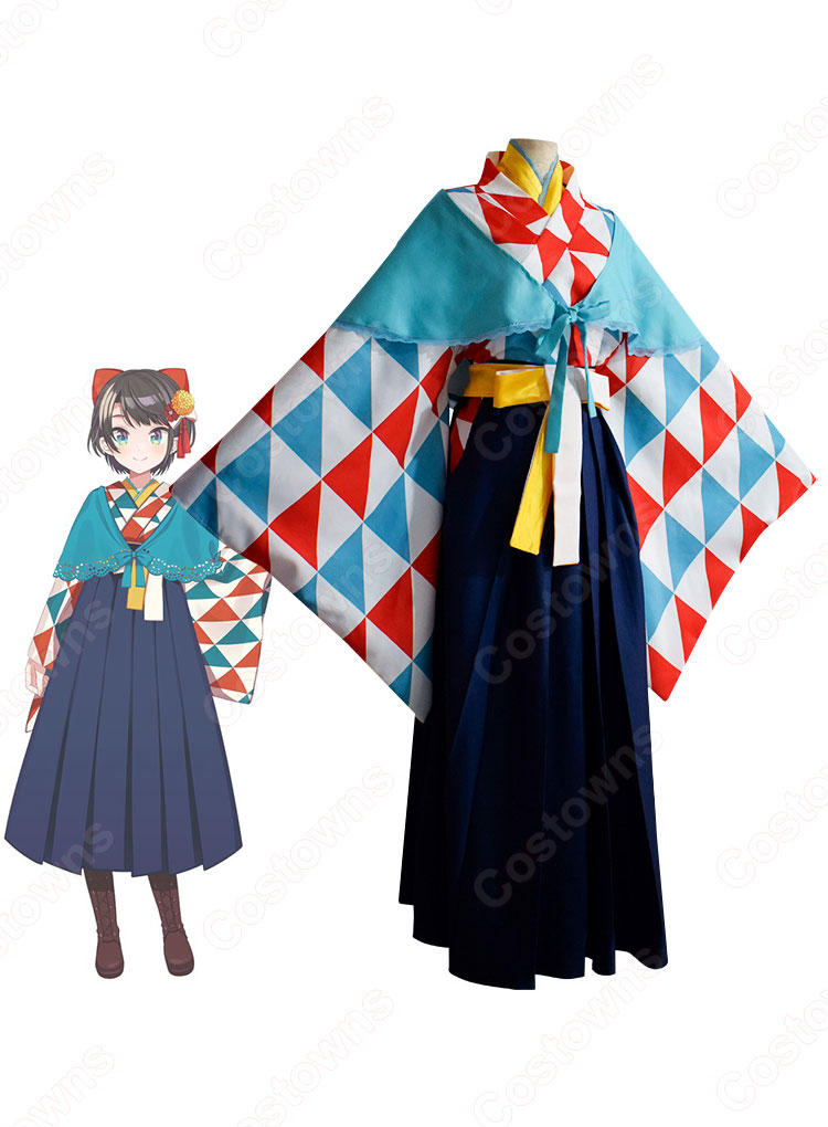 VTuber 大空スバル(おおぞらスバル) 正月衣装 コスプレ衣装 「hololive(ホロライブ)」 2期生 バーチャルアイドル cosplay 仮装 変装-2