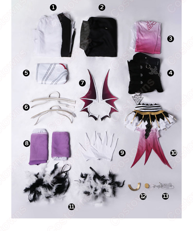 Vtuber ShuYamino (闇ノシュウ) コスプレ衣装 『にじさんじ』 cosplay 仮装 変装-9